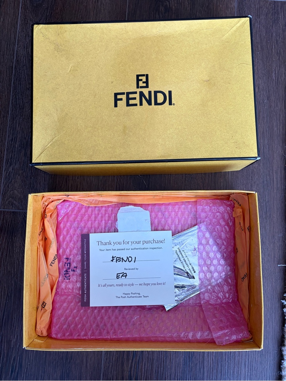 Rare Pink Lizard Exotic Vintage Fendi Baguette - Picture 4 of 17